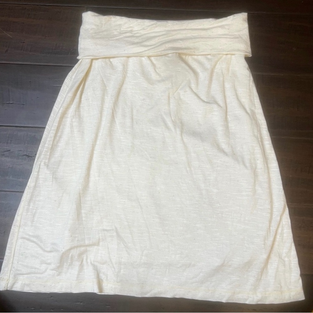 Max Studio Cream Skirt Small